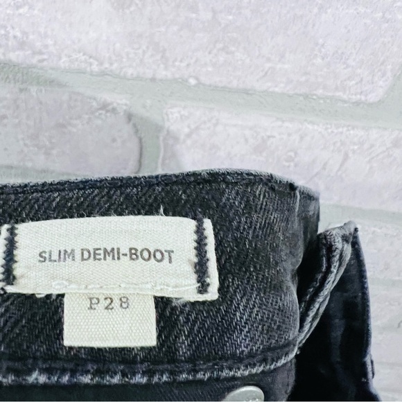 Madewell Petite Slim Demi Boot Jeans in Lunar Wash Size 28P - Picture 9 of 10